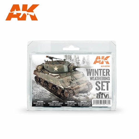 AK-Interactive AK4270 Winter Weathering Set