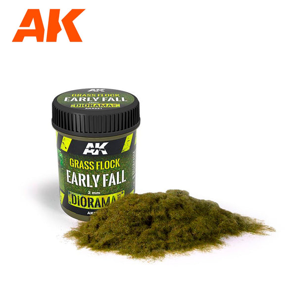 AK-Interactive AK8221 Diorama Series Grass Flock 2mm - Early Fall