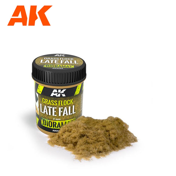 AK-Interactive AK8222 Diorama Series Grass Flock 2mm - Late Fall