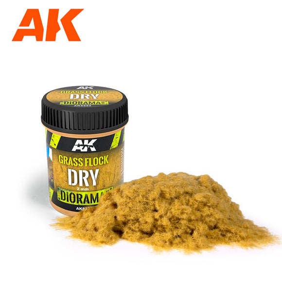 AK-Interactive AK8223 Diorama Series Grass Flock 2mm - Dry