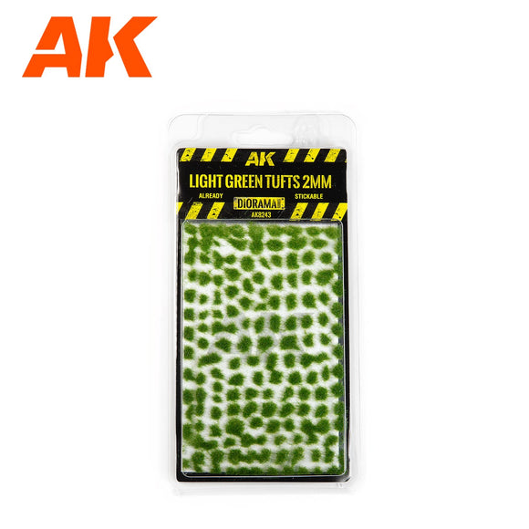 AK-Interactive AK8243 Light Green Tufts 2mm