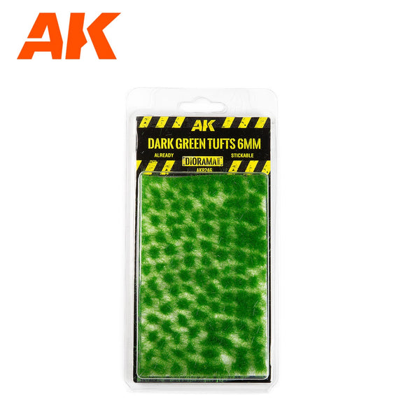 AK-Interactive AK8246 Dark Green Tufts 6mm