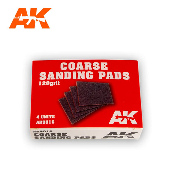 AK-Interactive AK9016 Sanding Pads Coarse 120 - Red Box