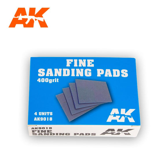 AK-Interactive AK9018 Sanding Pads Fine 400 - Blue Box