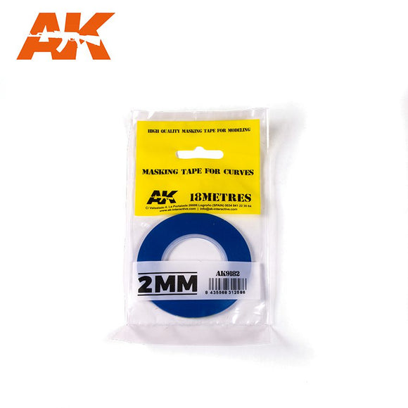 AK-Interactive AK9182 Masking Tape 2mm for Curves