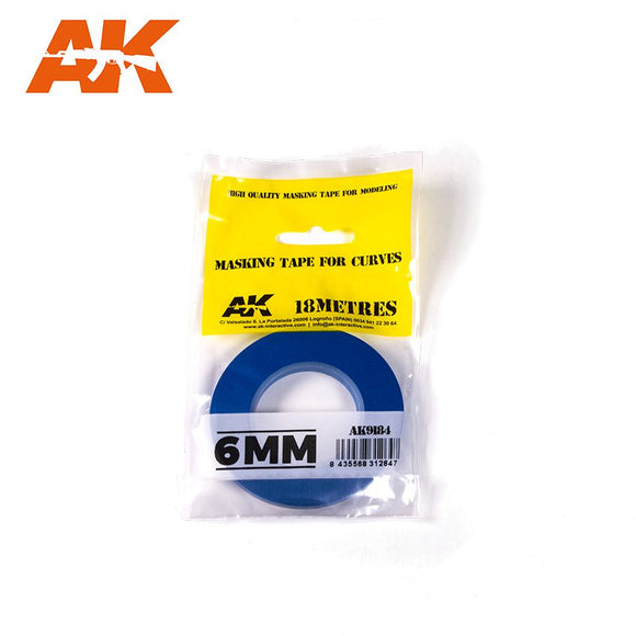 AK-Interactive AK9184 Masking Tape 6mm for Curves