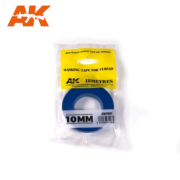 AK-Interactive AK9185 Masking Tape 10mm for Curves
