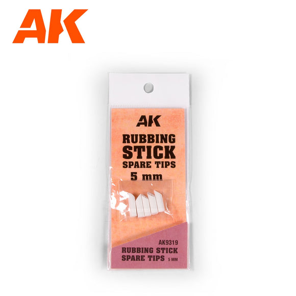 AK-Interactive AK9319 Rubbing Stick Tips 5mm