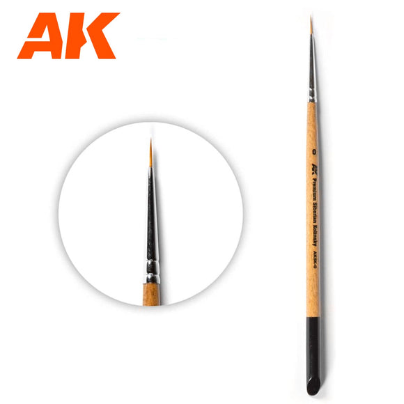 AK-Interactive AKSK-0 Premium Siberian Kolinsky Brush