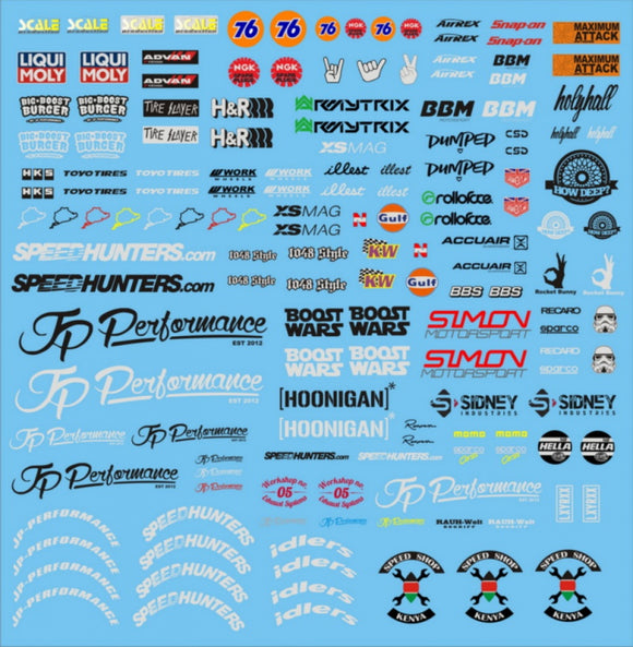 Scale Production SPDSP1 Decals – Tuner