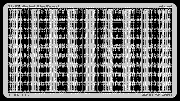 Eduard 35639 Barbed Wire Razor I (8m)