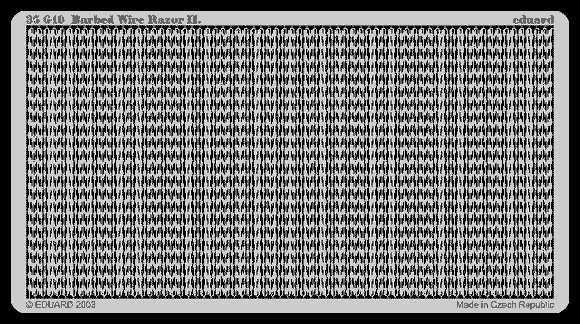 Eduard 35640 Barbed Wire Razor II (8m)
