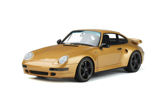GT Spirit GT836 Porsche 993 Turbo S Gold Edition Gold Yellow Met 2018