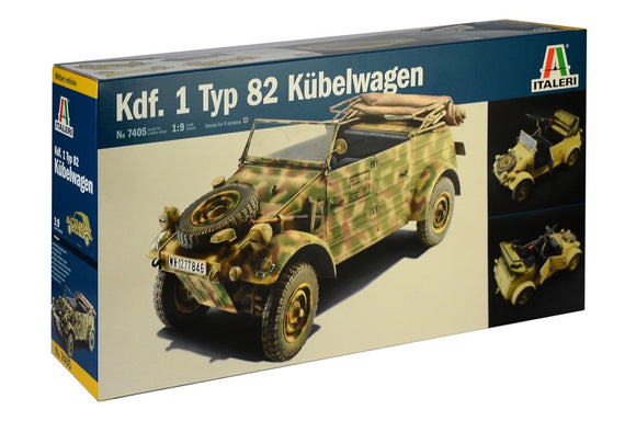 Italeri 7405 Kdf1 Type 82 Kubelwagen - 1/9th Scale