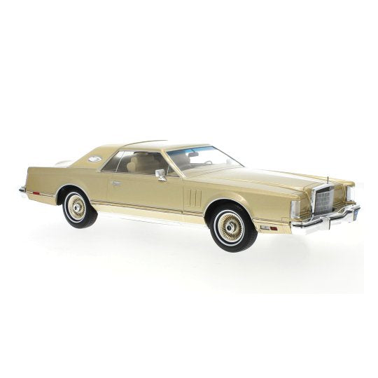 Model Car Group 18216 Lincoln Continental Mark V 1978 Met Dark Beige/Beige