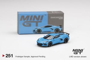 Mini GT 251 Chevrolet Corvette Stingray 2020 Rapid Blue