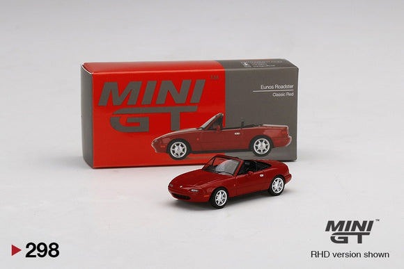Mini GT 298 Eunos Roadster Classic Red
