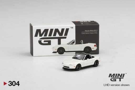 Mini GT 304 Mazda Miata MX5 (NA) Tuned Version Classic White