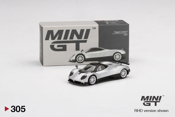 Mini GT 305 Pagani Zonda F Silver