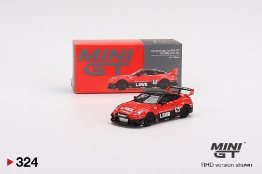 Mini GT 324 Nissan 35GT-RR LB Silhouette Works GT Red/Black