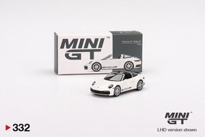 Mini GT 332 Porsche 911 Targa 4S White
