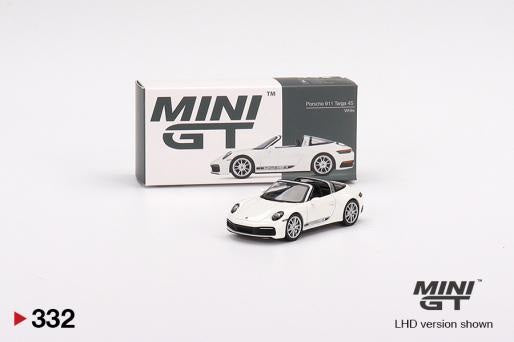 Mini GT 332 Porsche 911 Targa 4S White