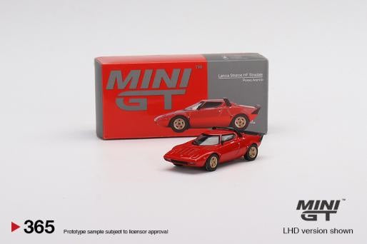 Mini GT 365 Lancia Stratos HF Stradele, Rosso Arancio
