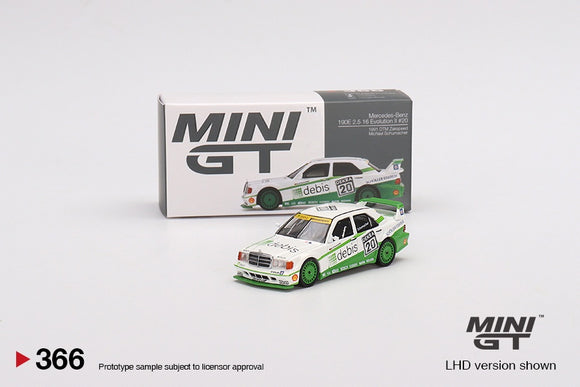 Mini GT 366 Mercedes Benz 190E 2.5 16 EVP 1991 DTM