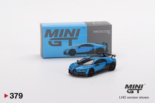 Mini GT 379 Bugatti Chiron Pur Sport Blue