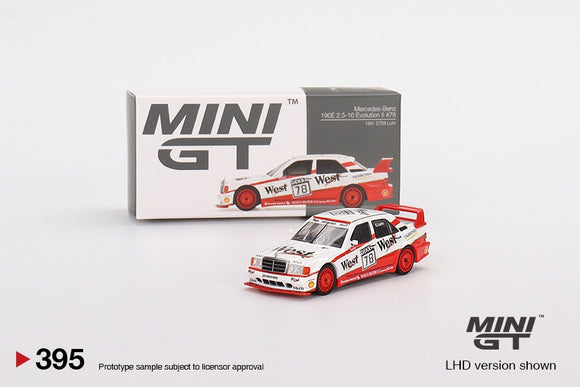 Mini GT 395 Mercedes Benz 190E 2.5 16 EVP 1991 DTM #7