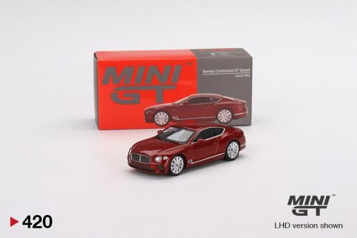 Mini GT 420 Bentley Continental GT Speed 2022 Candy Red