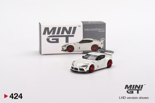 Mini GT 424 Pandem Toyota GR Supra V1.0 Pearl White