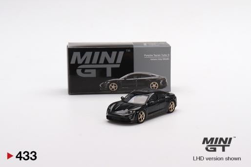 Mini GT 433 Porsche Taycan Turbo S, Volcono Grey Met
