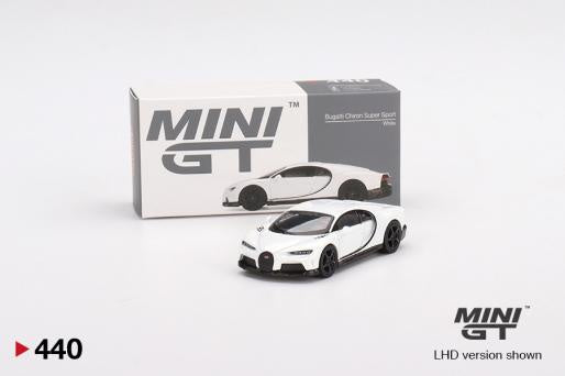Mini GT 440 Bugatti Chiron Super Sport White