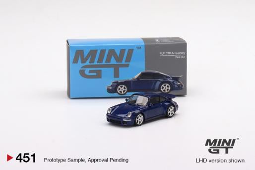 Mini GT 451 Porsche RUF CTR Anniversary Dark Blue