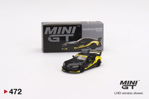 Mini GT 472 Toyota GR Supra LB Works Matte Black