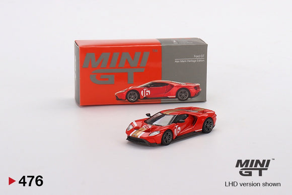 Mini GT 476 Ford GT Alan Mann Heritage Edition