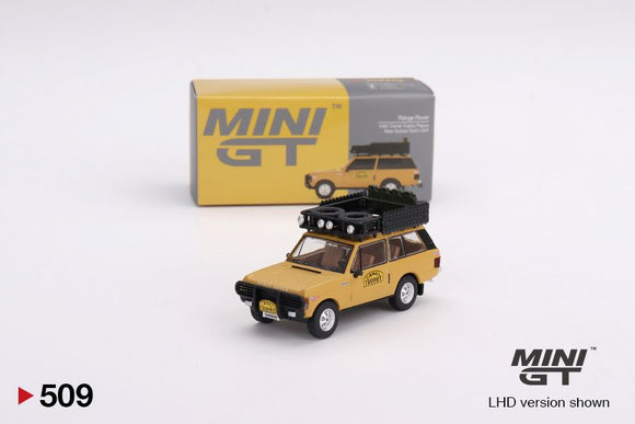 Mini GT 509 Range Rover 1982 Camel Trophy Papua New Guinea