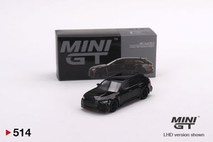 Mini GT 514 Audi ABT RS6 Johann ABT Signature Edition Black