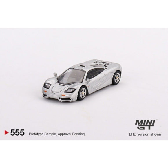 Mini GT 555 McLaren F1 Magnesium Silver