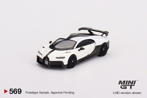 Mini GT 569 Bugatti Chiron Pur Sport White