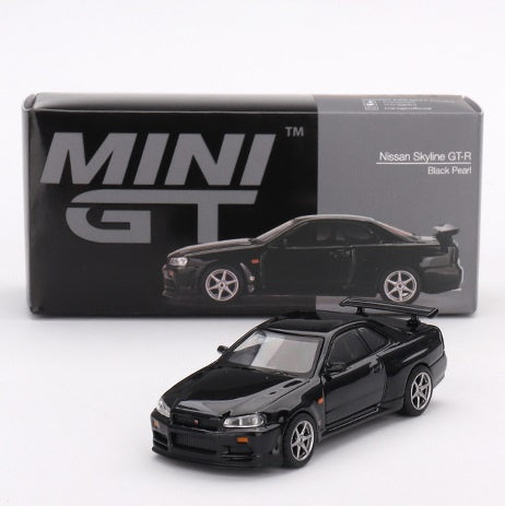 Mini GT 570 Nissan Skyline GT-R (R34) V Spec Black Pearl
