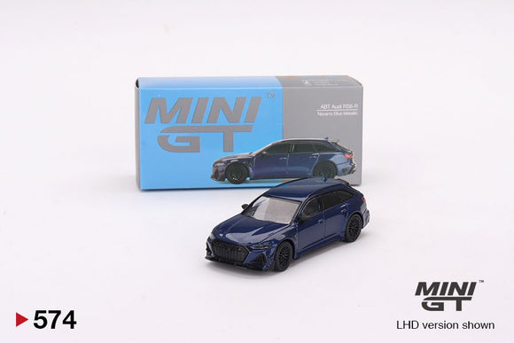 Mini GT 574 Audi ABT RS6-R Navana Metallic Blue