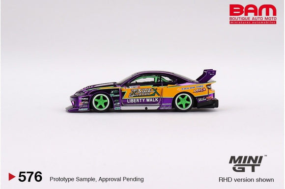 Mini GT 576 Nissan S15 SILVIA LB-Super Silhouette #555