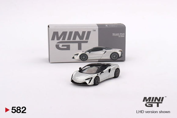 Mini GT 582 McLaren Artura Ice Silver