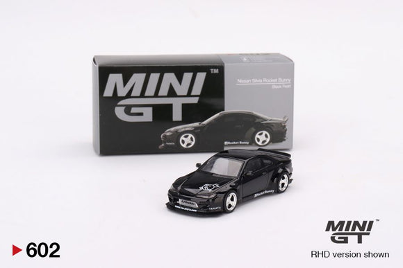 Mini GT 602 Nissan Silvia Rocket Bunny - Black Pearl