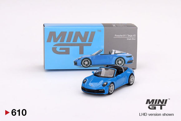 Mini GT 610 Porsche 911 Targa 4S Shark Blue