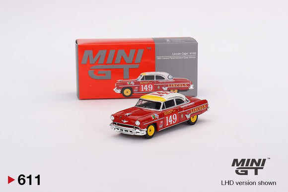 Mini GT 611 Lincoln Capri 1954 Carrera Panamericana #149 Class Winner