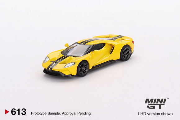 Mini GT 613 Ford GT Triple Yellow