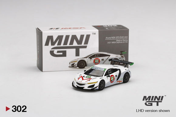 Mini GT 302 Acura NSX GT3 EVO #44 Magnus Racing